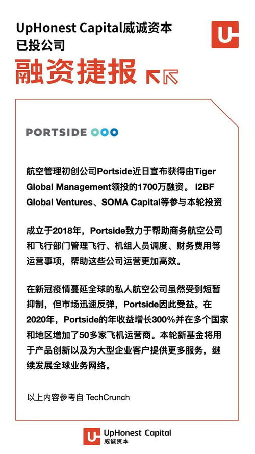 Portside航空軟件獲1700萬美元融資，推動航空信息系統集成服務新升級
